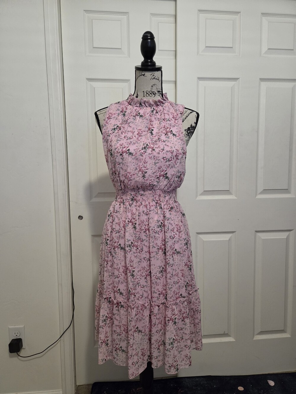 Kate and lily Pink Floral Women's Slip Dress